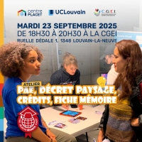 PAE, Décret Paysage, Crédits, Fiche Mémoire